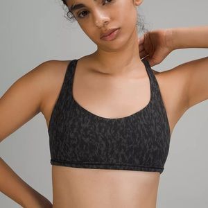 Lululemon Free to Be Bra - Hideaway Camo Deep Coal Multi
